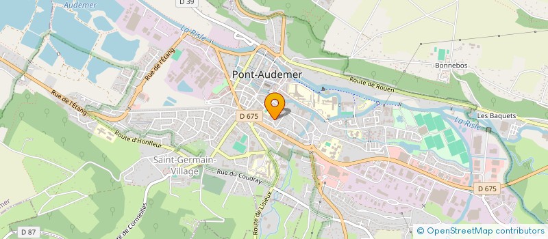 localisation de l'entreprise JR95 à PONT-AUDEMER