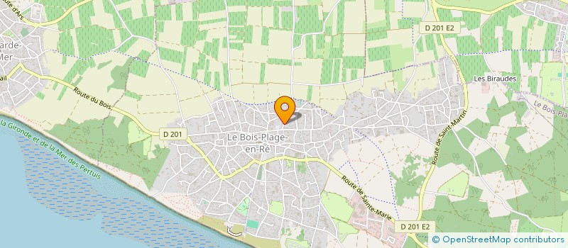 localisation de l'entreprise JRA  LE BOIS-PLAGE-EN-RE