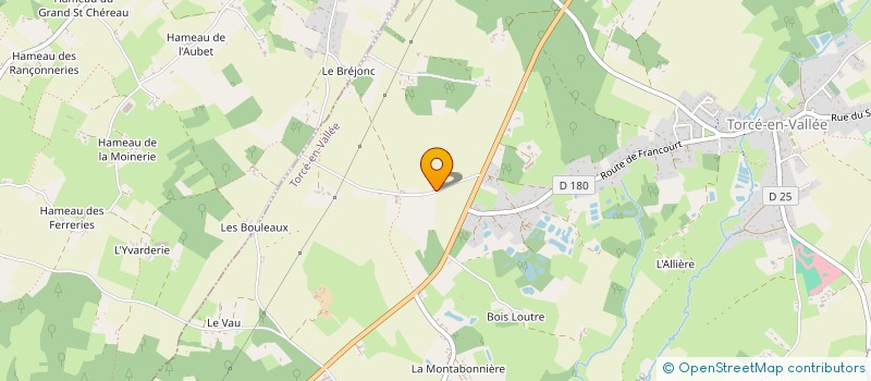 localisation de l'entreprise JRA  TORCE-EN-VALLEE