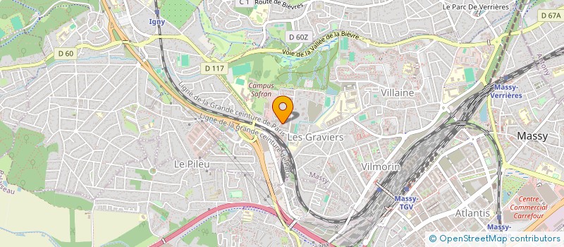 localisation de l'entreprise JRA CONSULTING à MASSY