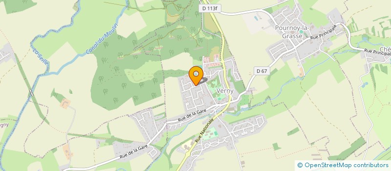 localisation de l'entreprise JRA INVEST  VERNY