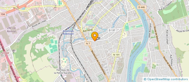 localisation de l'entreprise JRA NETT à CORBEIL-ESSONNES