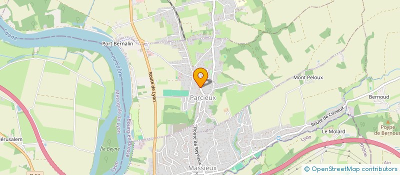 localisation de l'entreprise JRAL 01  PARCIEUX