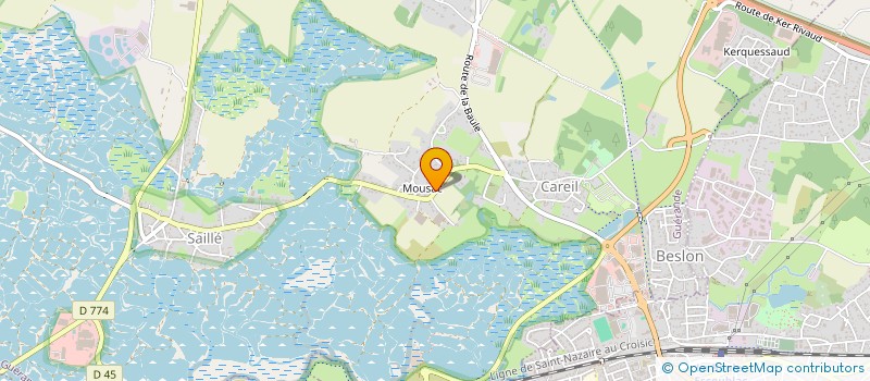 localisation de l'entreprise JRB  GUERANDE