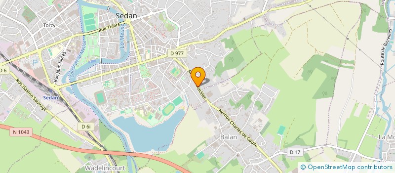 localisation de l'entreprise JRB  SEDAN