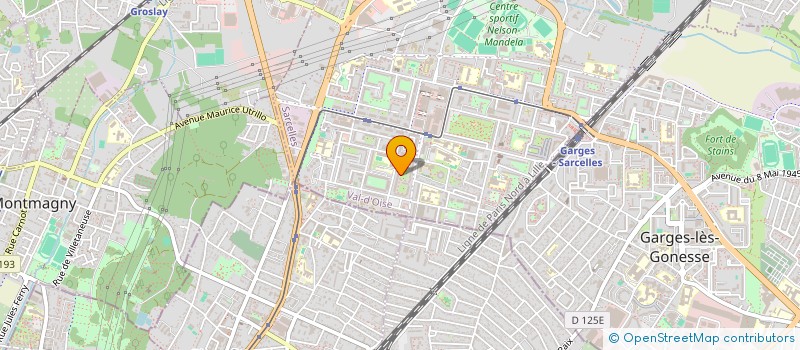 localisation de l'entreprise JRB  SARCELLES