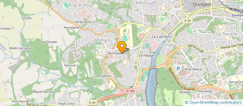 localisation de l'entreprise JRB BATIMENT à QUIMPER