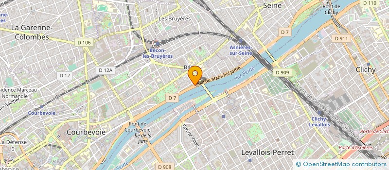 localisation de l'entreprise JRBC SERVICES SARL à COURBEVOIE