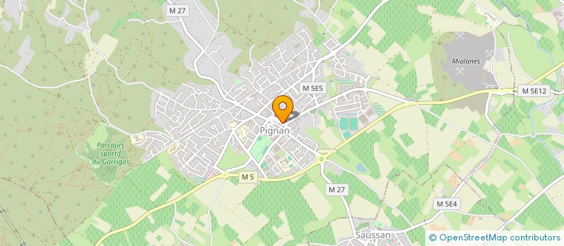 localisation de l'entreprise JRBG  PIGNAN