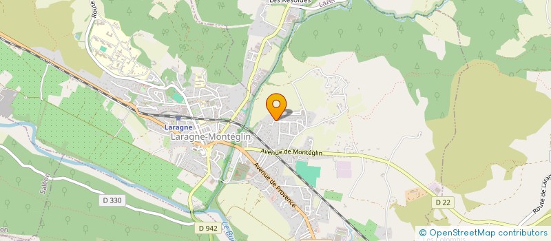 localisation de l'entreprise JRC  LARAGNE-MONTEGLIN