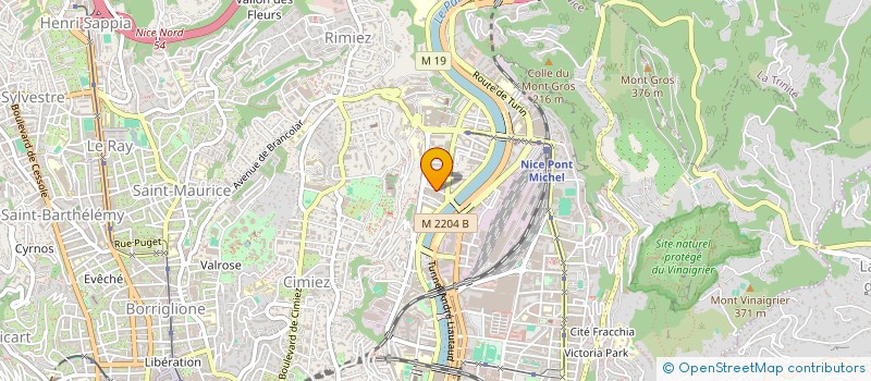 localisation de l'entreprise JRC BAT à NICE