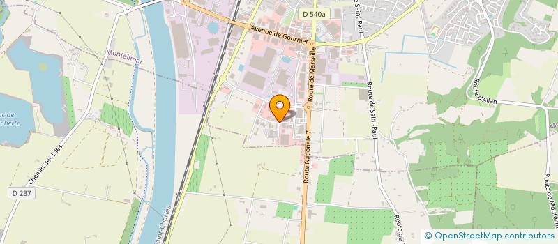 localisation de l'entreprise JRC BODY à MONTELIMAR