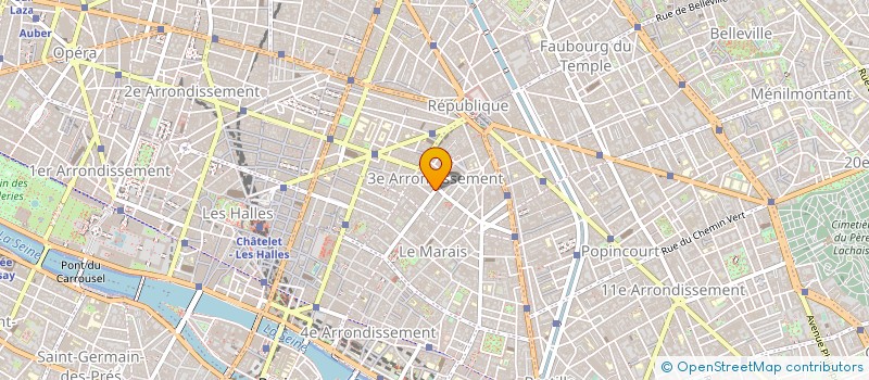 localisation de l'entreprise JRC DEVELOPPEMENT à PARIS