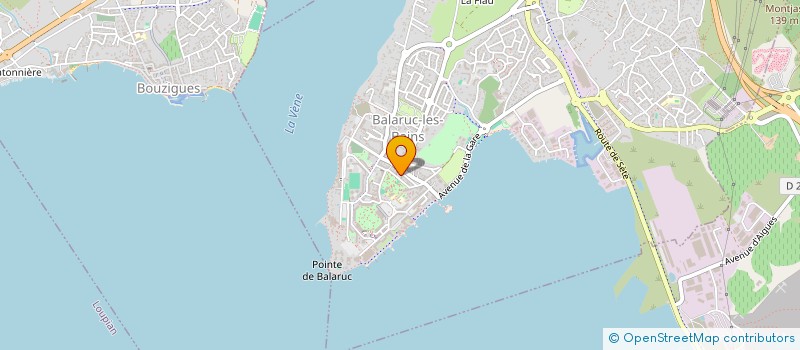 localisation de l'entreprise JRC GROUP  BALARUC-LES-BAINS