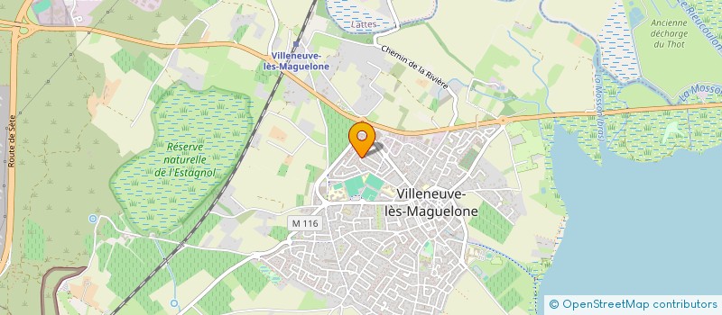 localisation de l'entreprise JRC IMMO  VILLENEUVE-LES-MAGUELONE