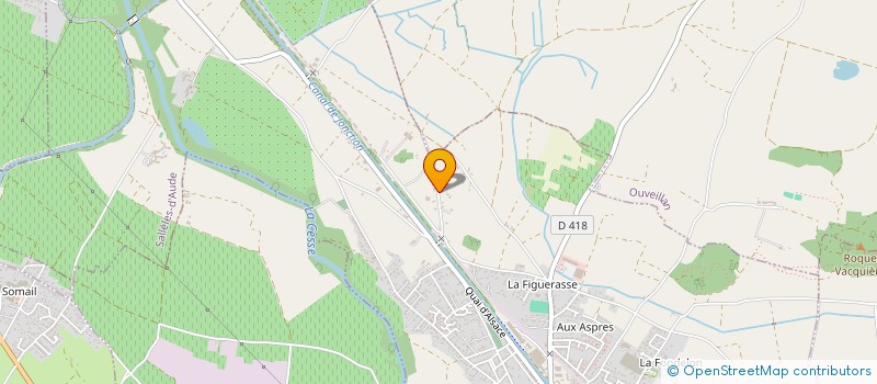 localisation de l'entreprise JRCF  SALLELES-D'AUDE