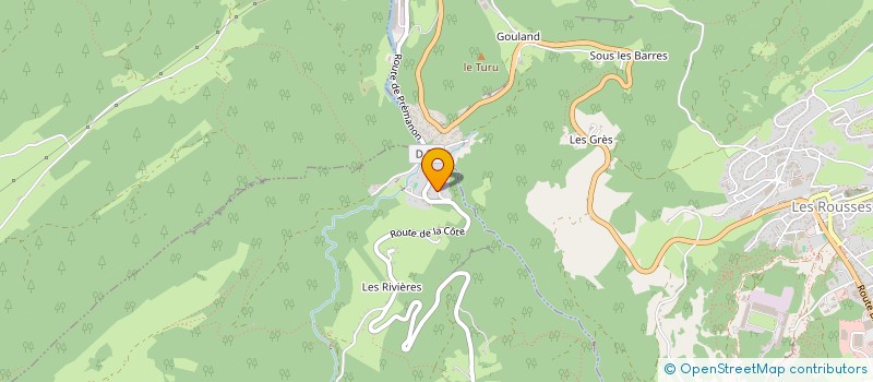 localisation de l'entreprise JRCH CAP  PREMANON