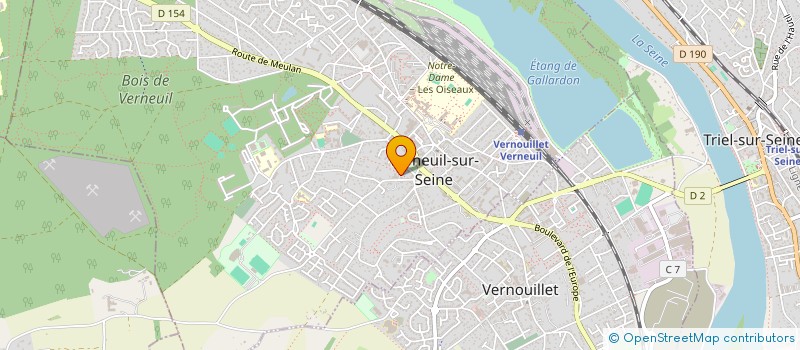 localisation de l'entreprise JRCONSULT à VERNEUIL-SUR-SEINE