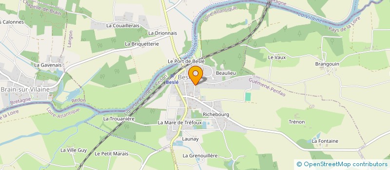 localisation de l'entreprise JRD  GUEMENE-PENFAO