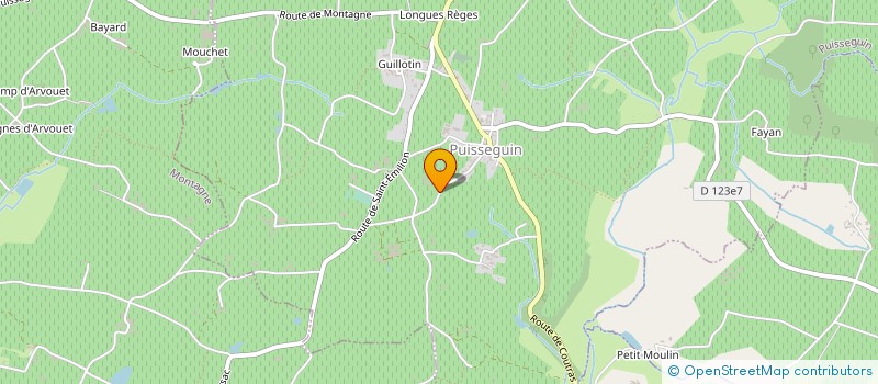 localisation de l'entreprise JRD  PUISSEGUIN