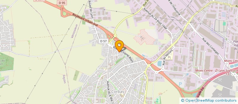 localisation de l'entreprise JRD à CORBAS