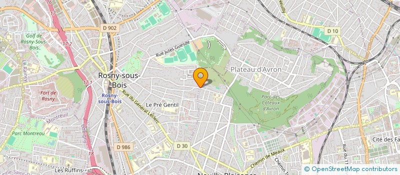 localisation de l'entreprise JRDS FACILITIES à NEUILLY-PLAISANCE