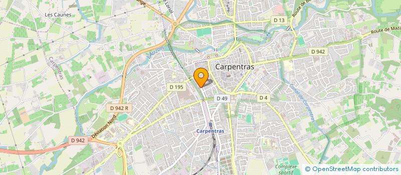 localisation de l'entreprise JRDU IMMOBILIER à CARPENTRAS