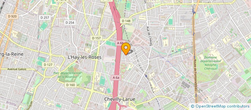 localisation de l'entreprise JRESIDE (BIEN-ETRE - LOGEMENT - EMPLOI)  L'HAY-LES-ROSES