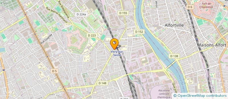 localisation de l'entreprise JRF PRODUCTION à VITRY-SUR-SEINE