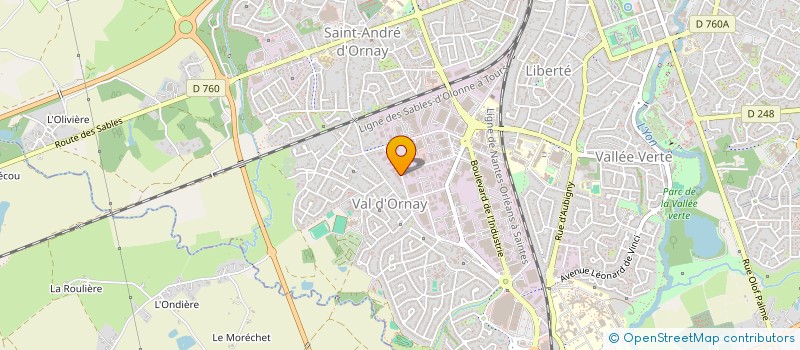 localisation de l'entreprise JRF VERIN à LA ROCHE-SUR-YON