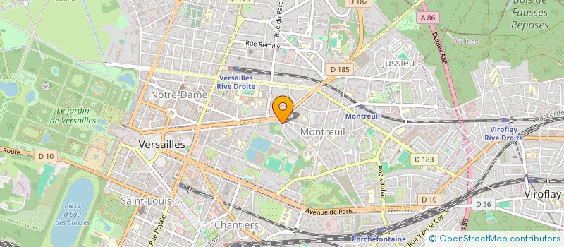 localisation de l'entreprise JRG BATIMENT à VERSAILLES