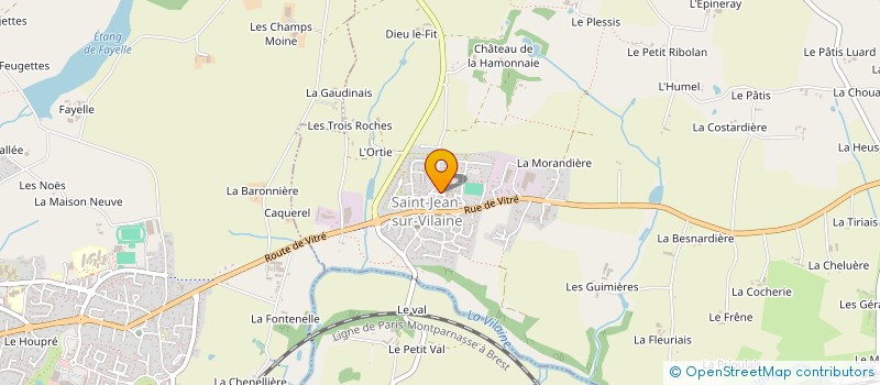 localisation de l'entreprise JRG INVESTISSEMENTS  SAINT-JEAN-SUR-VILAINE