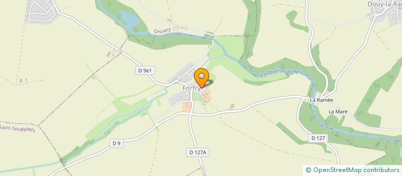 localisation de l'entreprise JRG LE MARCHE  FORFRY