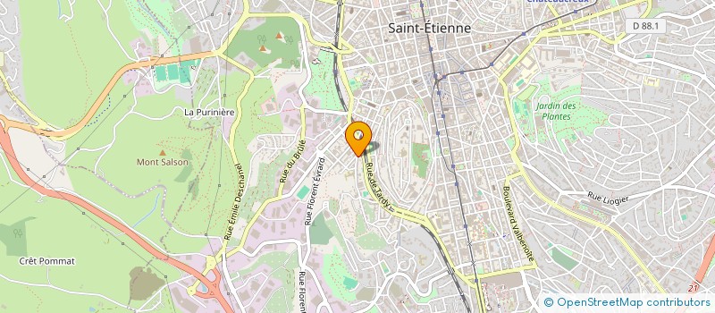 localisation de l'entreprise JRGC à SAINT-ETIENNE