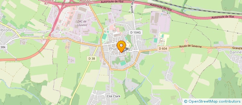 localisation de l'entreprise JRH ERCKMANN CHATRIAN  PHALSBOURG