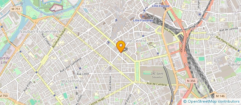 localisation de l'entreprise JRH IMMO à LILLE
