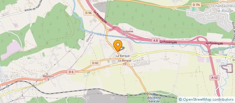 localisation de l'entreprise JRI  FUVEAU