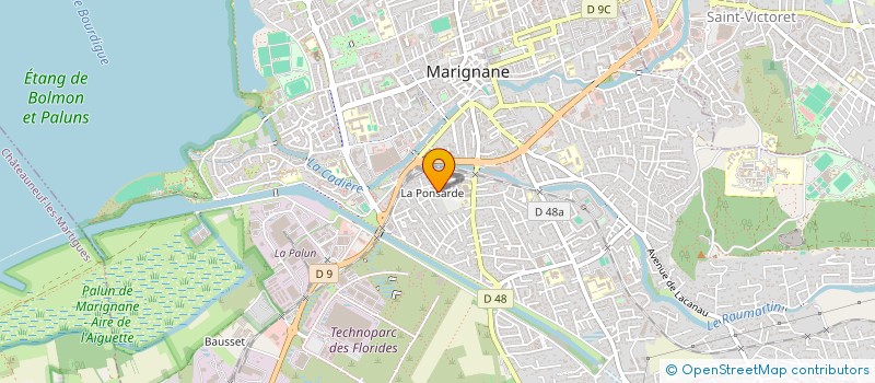 localisation de l'entreprise JRI DISTRIBUTION  MARIGNANE