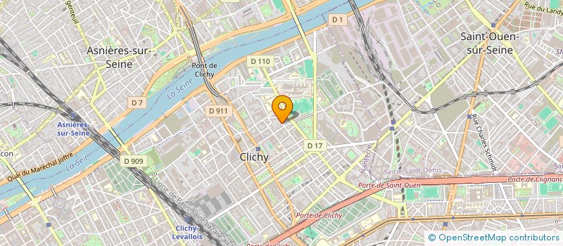 localisation de l'entreprise JRI HOLDING à CLICHY
