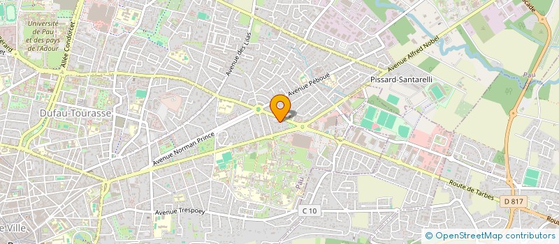 localisation de l'entreprise JRIMMO à PAU