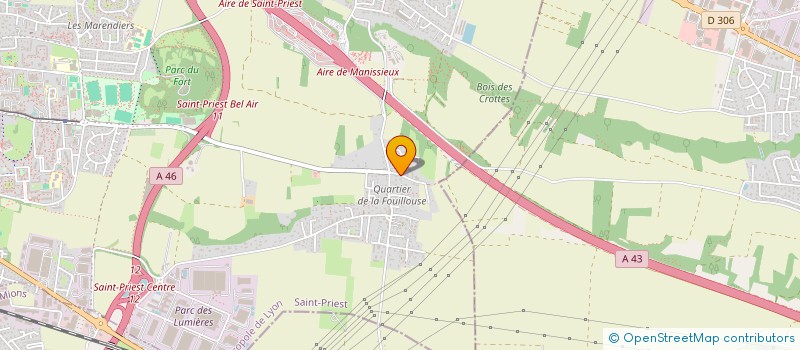 localisation de l'entreprise JRJ  SAINT-PRIEST