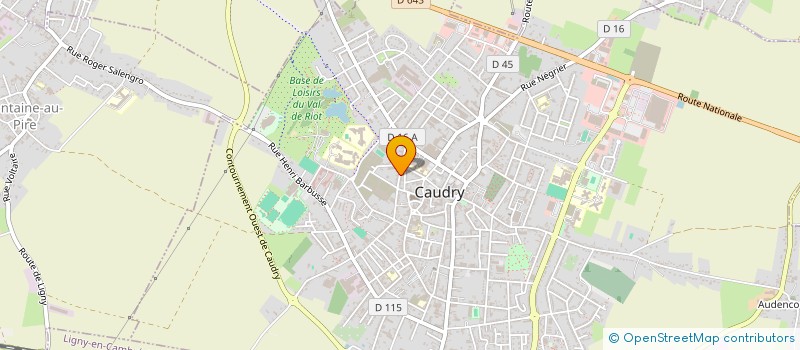 localisation de l'entreprise JRJ  CAUDRY