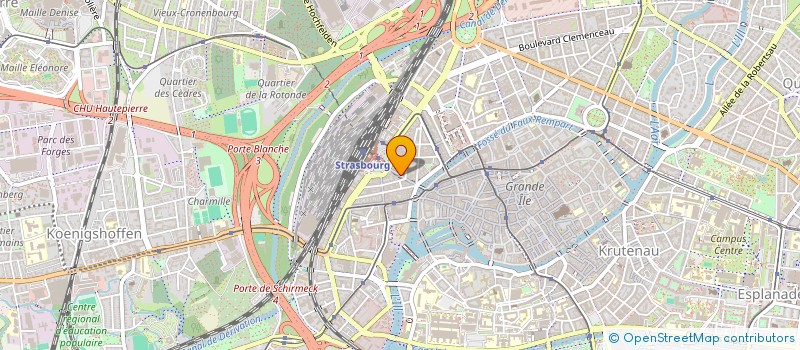 localisation de l'entreprise JRK à STRASBOURG