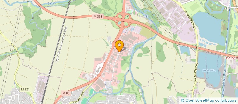 localisation de l'entreprise JRK DECO à FEGERSHEIM