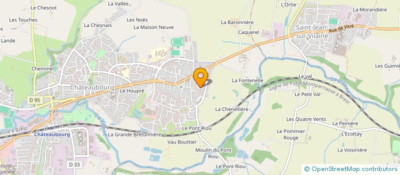 localisation de l'entreprise JRKS  CHATEAUBOURG