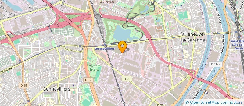 localisation de l'entreprise JRL à GENNEVILLIERS