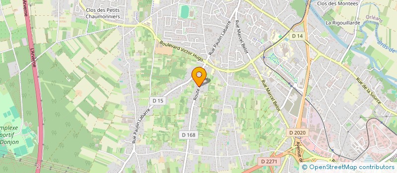 localisation de l'entreprise JRL IMMOBILIER à OLIVET