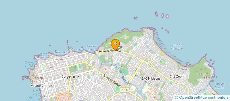 localisation de l'entreprise JRL TRANSPORTS  CAYENNE