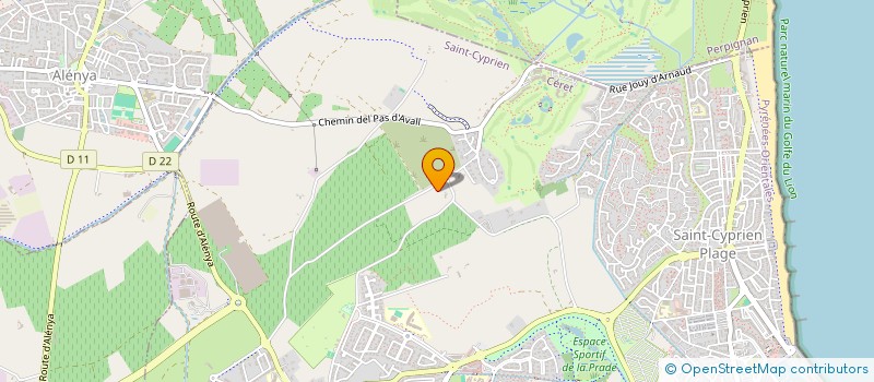 localisation de l'entreprise JRM 66  SAINT-CYPRIEN
