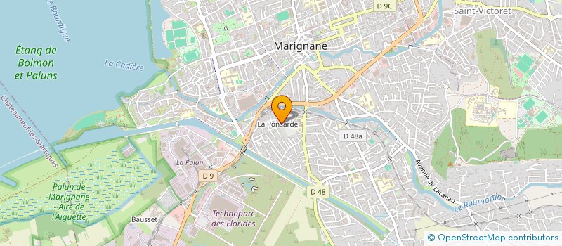 localisation de l'entreprise JRM  MARIGNANE
